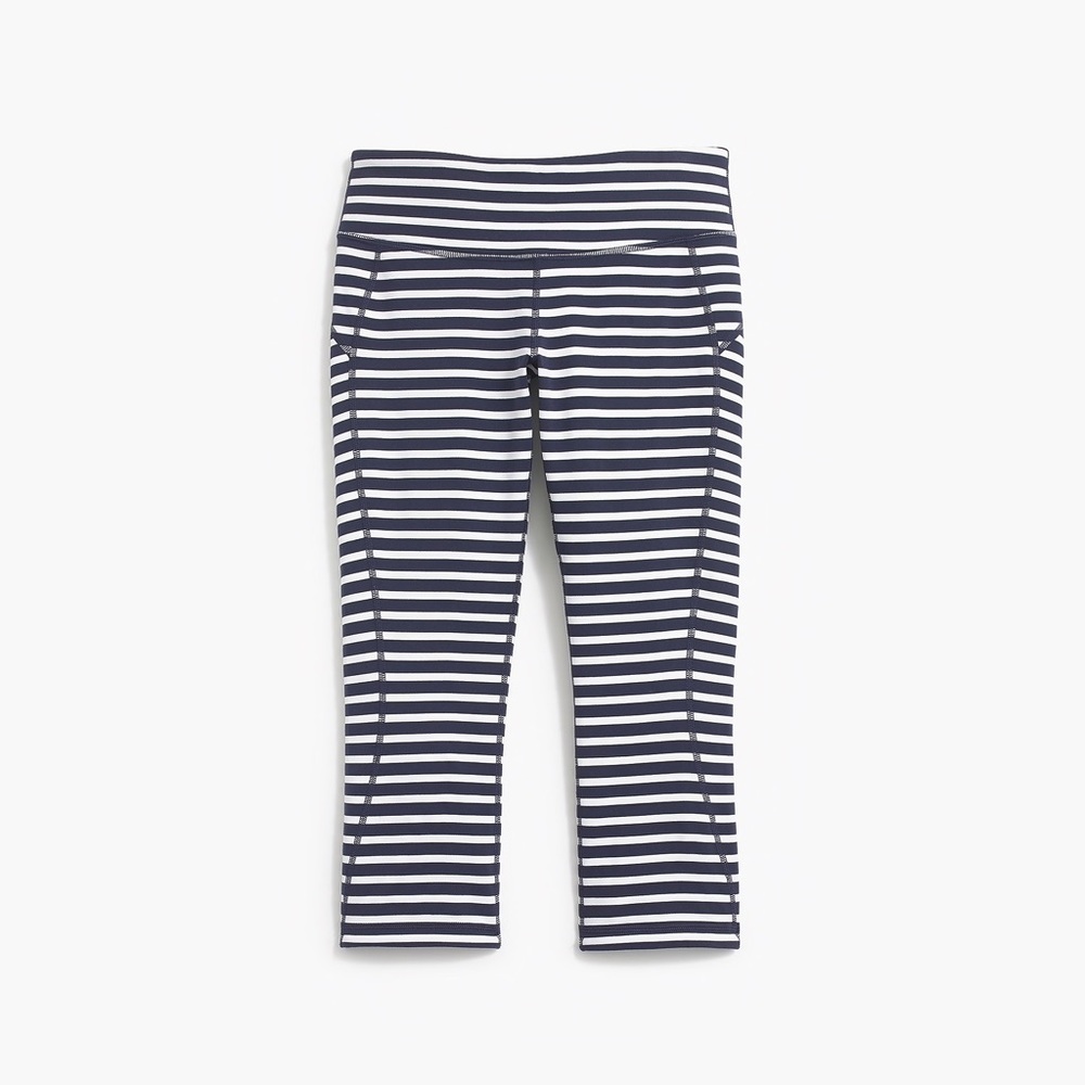 New Balance® for J.Crew stripe crop leggings